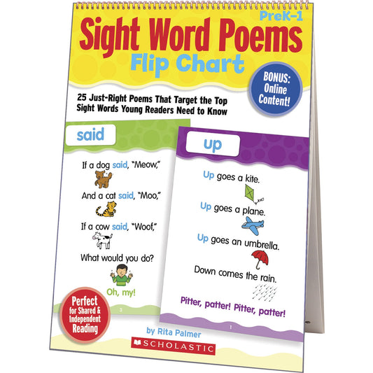 Scholastic Sight Word Poems Flip Chart (0545115949)