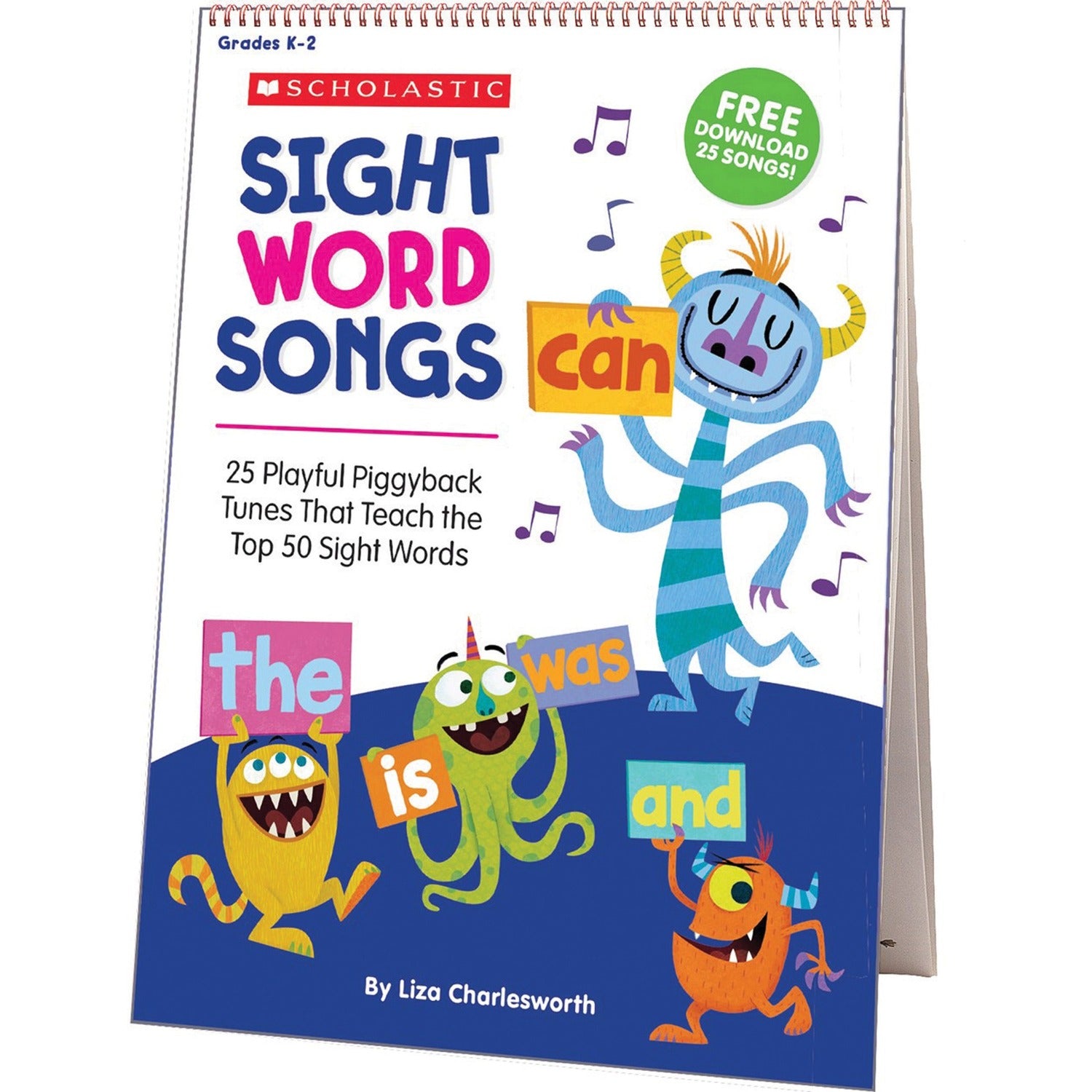 Scholastic Sight Word Songs Flip Chart & CD (1338113135)