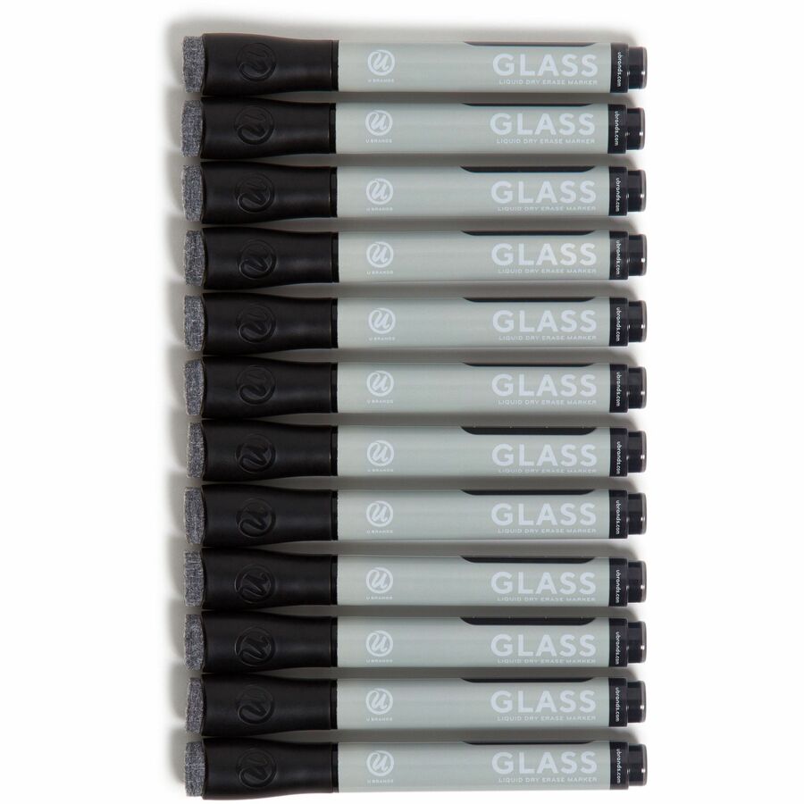 U Brands Glass Liquid Dry Erase Marker (3944U0012)