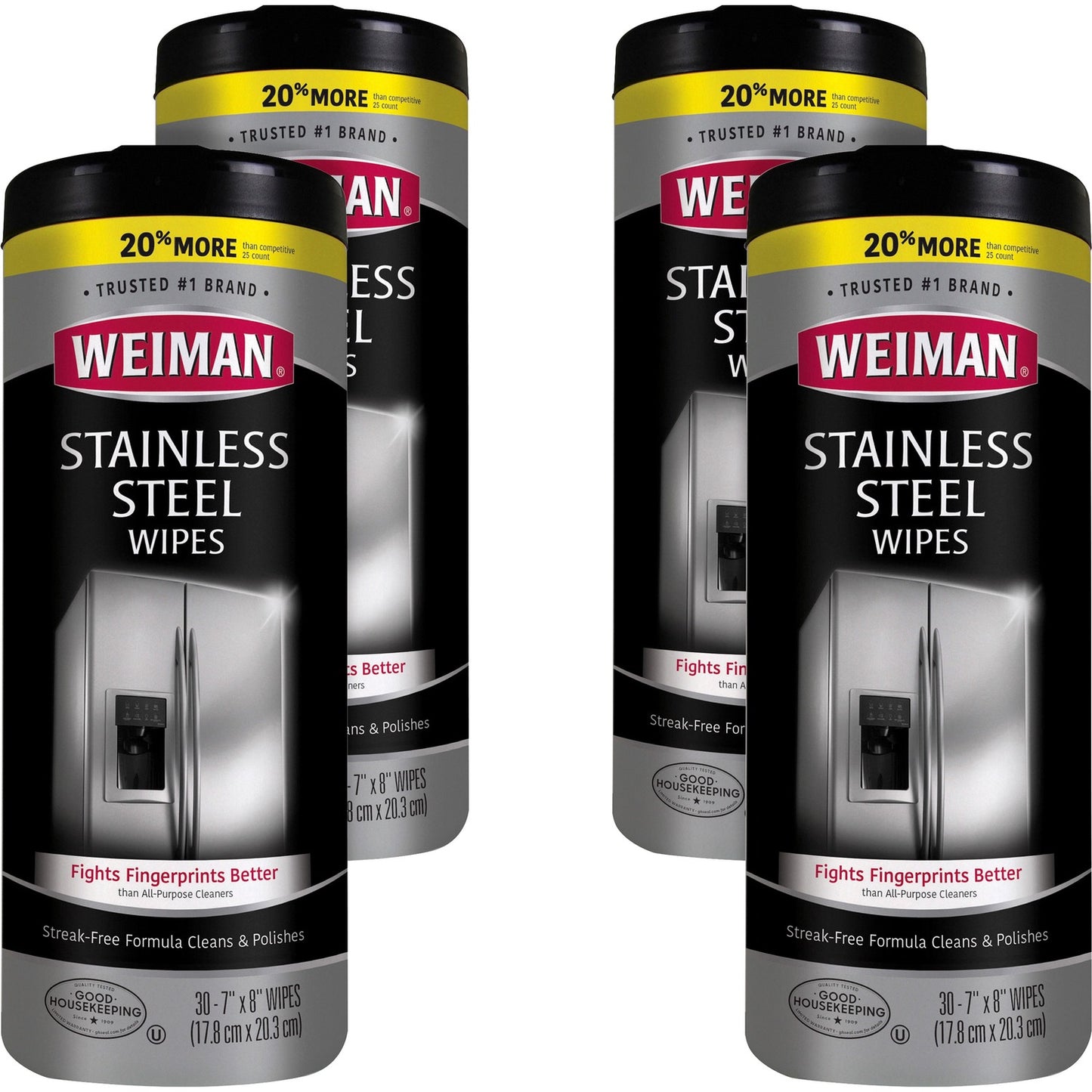 Weiman Stainless Steel Wipes (92ACT)