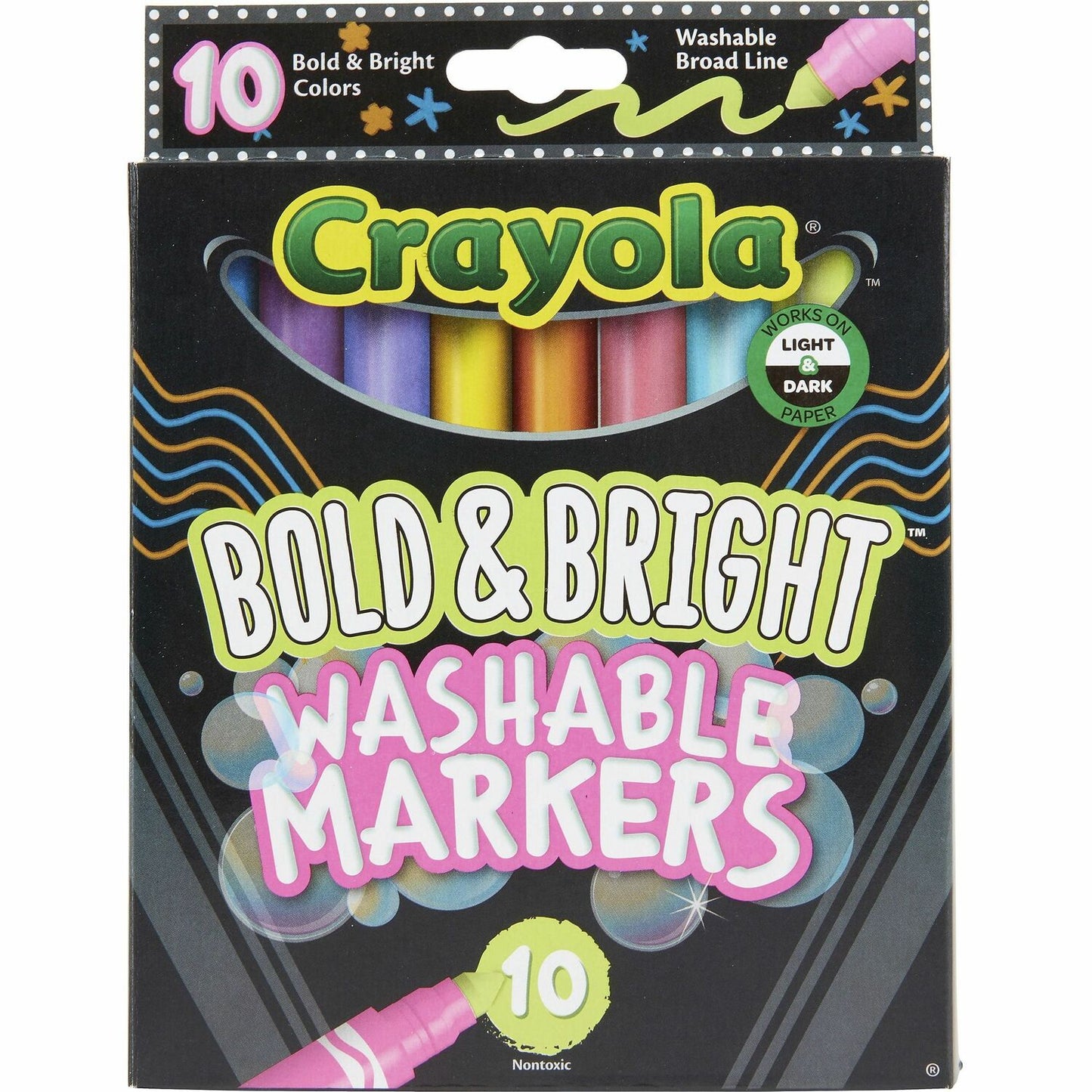 Crayola Bright/Bold Broad Line Markers (587735)