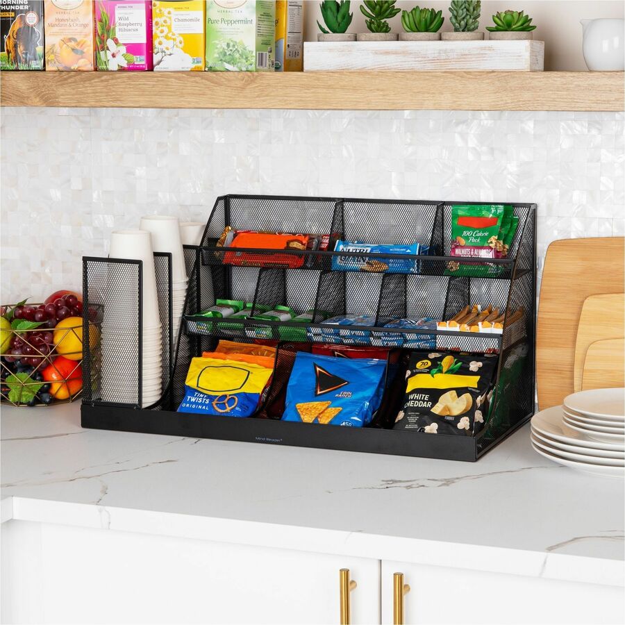 Mind Reader 14-Compartment Coffee/Condiment Organizer (CMG2MESH)