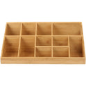 Mind Reader Bali 11-Compartment Bamboo Organizer (COMORGBM)