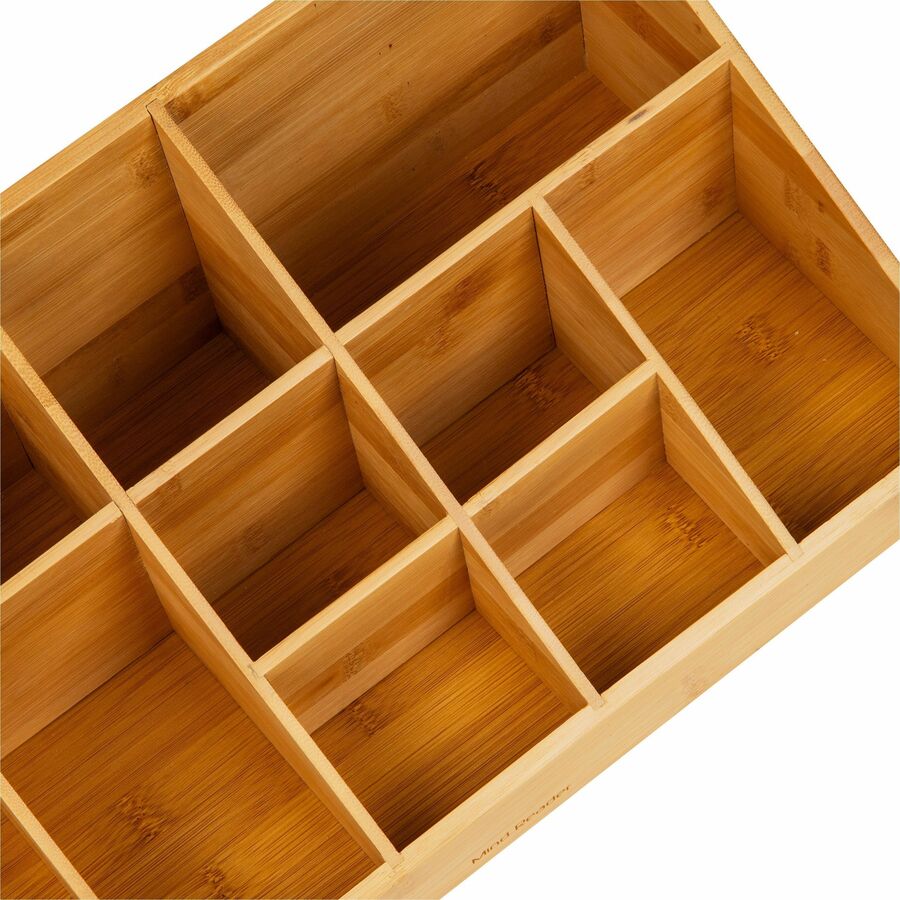 Mind Reader Bali 11-Compartment Bamboo Organizer (COMORGBM)