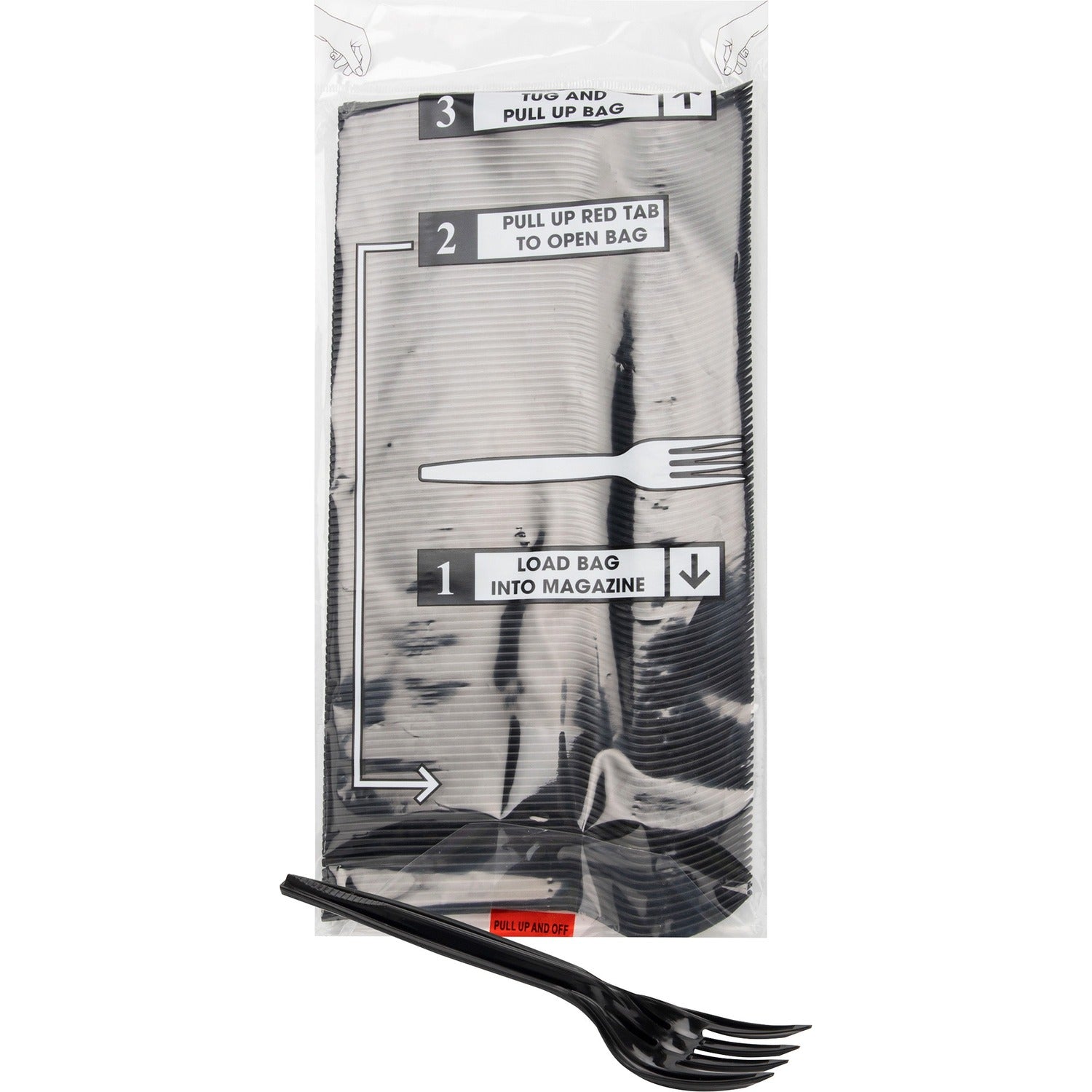 Mind Reader Cutlery Dispenser Utensil Refill (PFORK100)