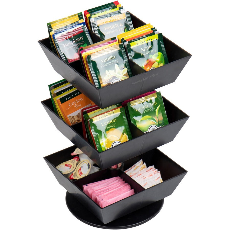 Mind Reader Anchor 12-Compartment Tea Carousel (TEASWIV3T)