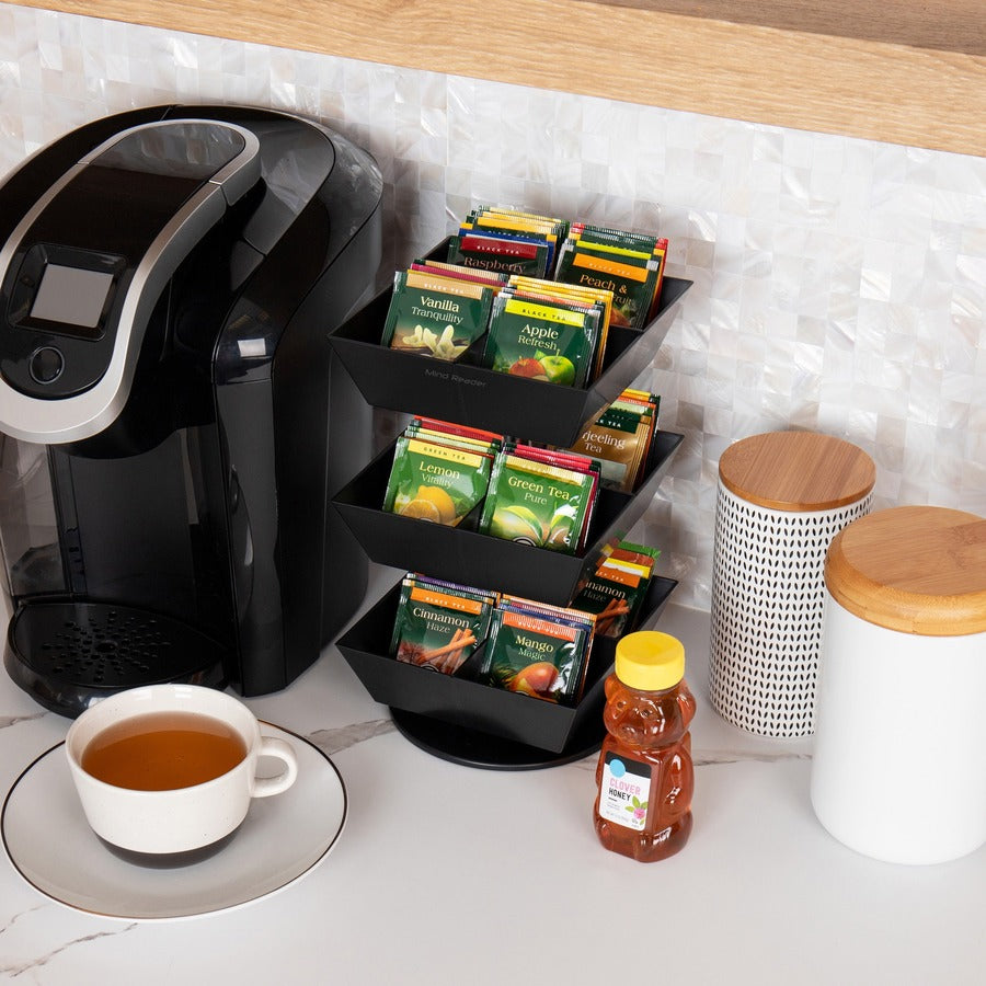 Mind Reader Anchor 12-Compartment Tea Carousel (TEASWIV3T)