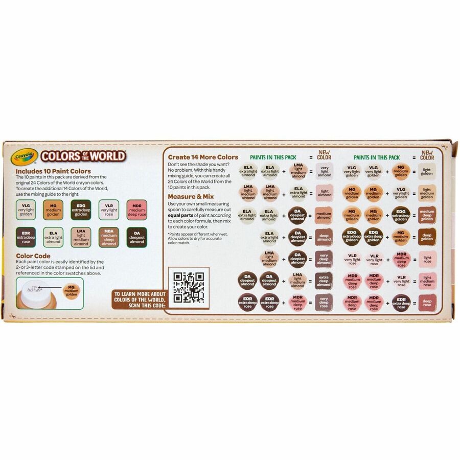 Crayola Colors of the World Washable Kids Paint (542315)