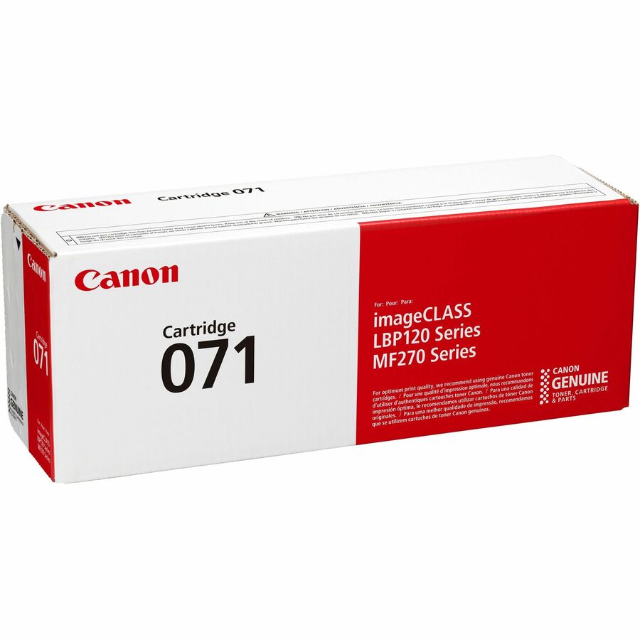 Canon 071 Original Standard Yield Laser Toner Cartridge - Black - 1 Each (CRTDG071)