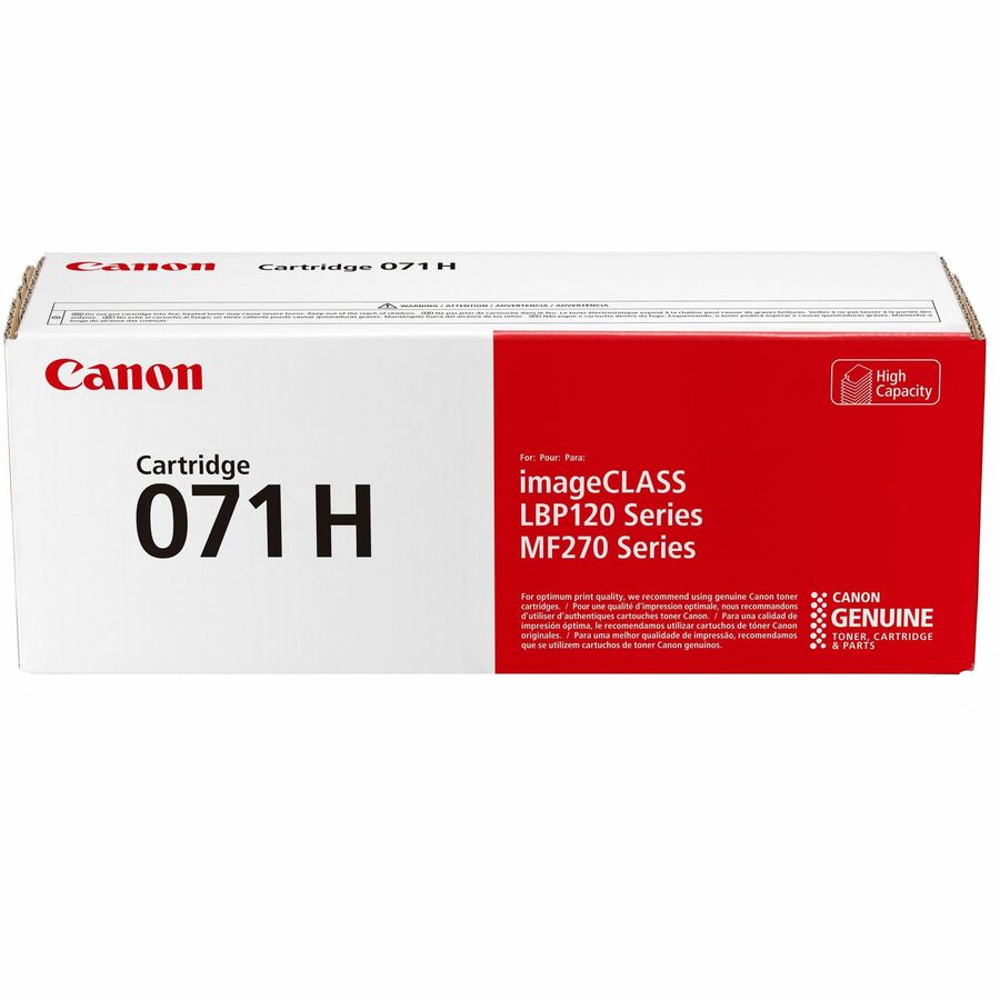 Canon 071 Original High Yield Laser Toner Cartridge - Black - 1 Each (CRTDG071H)