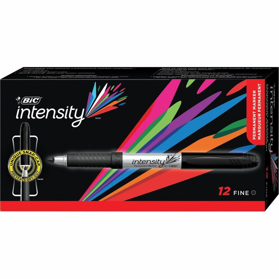 BIC Mark-it Fine Point Permanent Markers (GPM11BKCT)