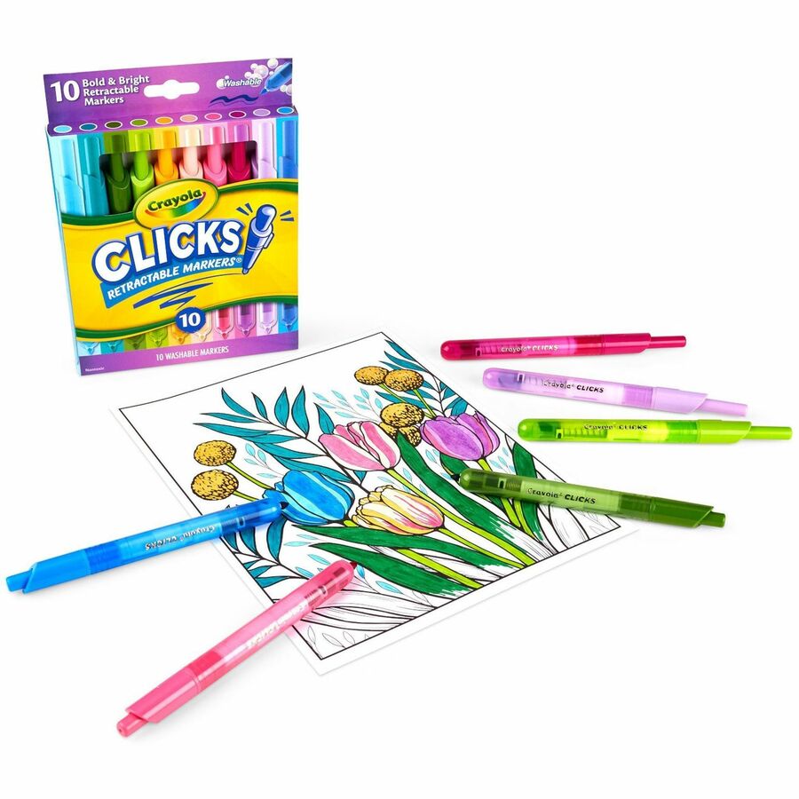 Crayola Clicks Retractable Markers (588373)