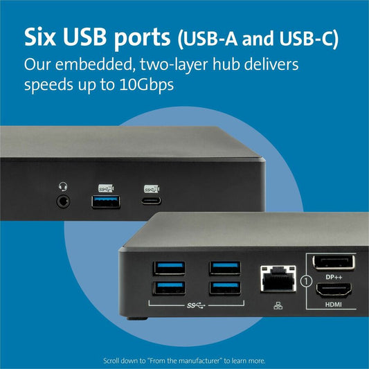 Kensington SD4780p USB 4K Hybrid Docking Station (33620)