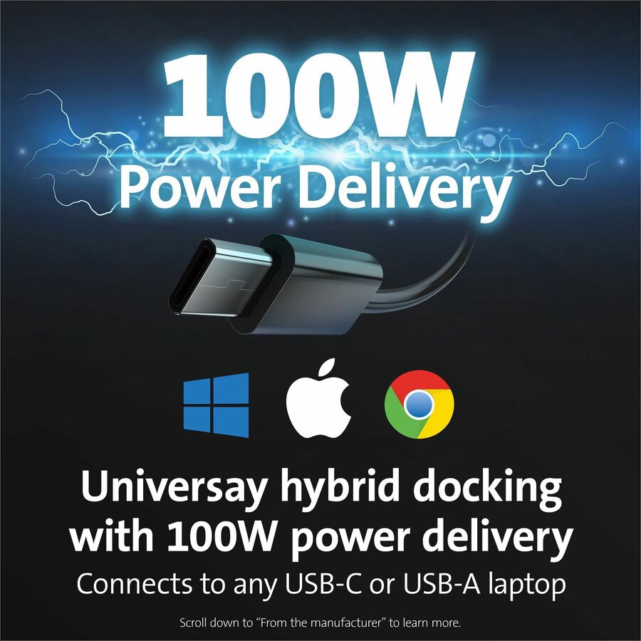 Kensington SD4780p USB 4K Hybrid Docking Station (33620)