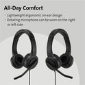 Kensington H1000 USB-C On-Ear Headset (83450)