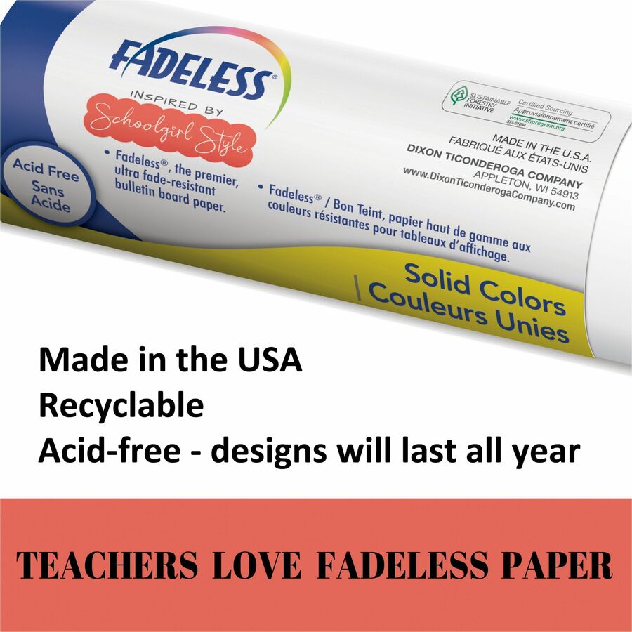 Fadeless Bulletin Board Paper Rolls (P0057515)