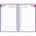 Brownline DuraFlex Daily Appointment Planner (CB634VPUR)