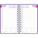 Brownline DuraFlex Daily Appointment Planner (CB634VPUR)