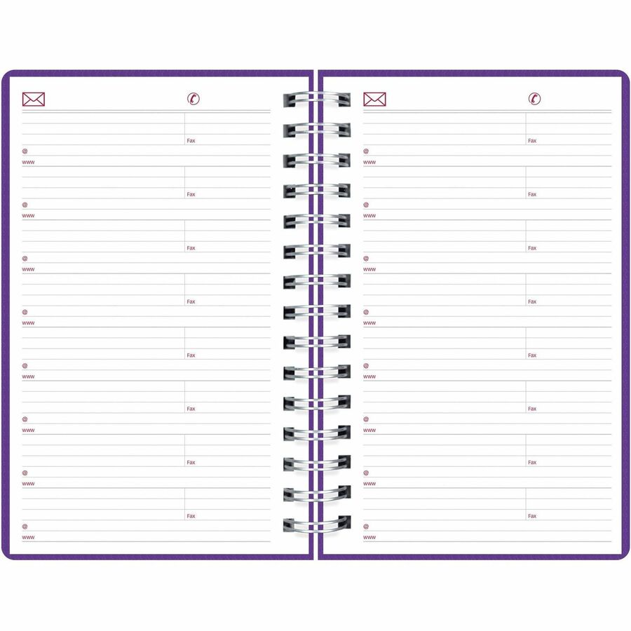 Brownline DuraFlex Daily Appointment Planner (CB634VPUR)