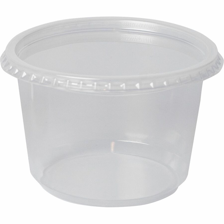 BluTable 16 oz/32 oz Round Deli Tub Container Lids (PPLID1632)