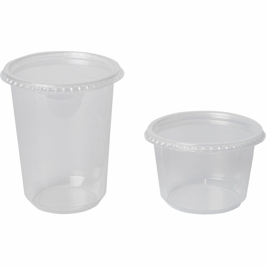 BluTable 16 oz/32 oz Round Deli Tub Container Lids (PPLID1632)