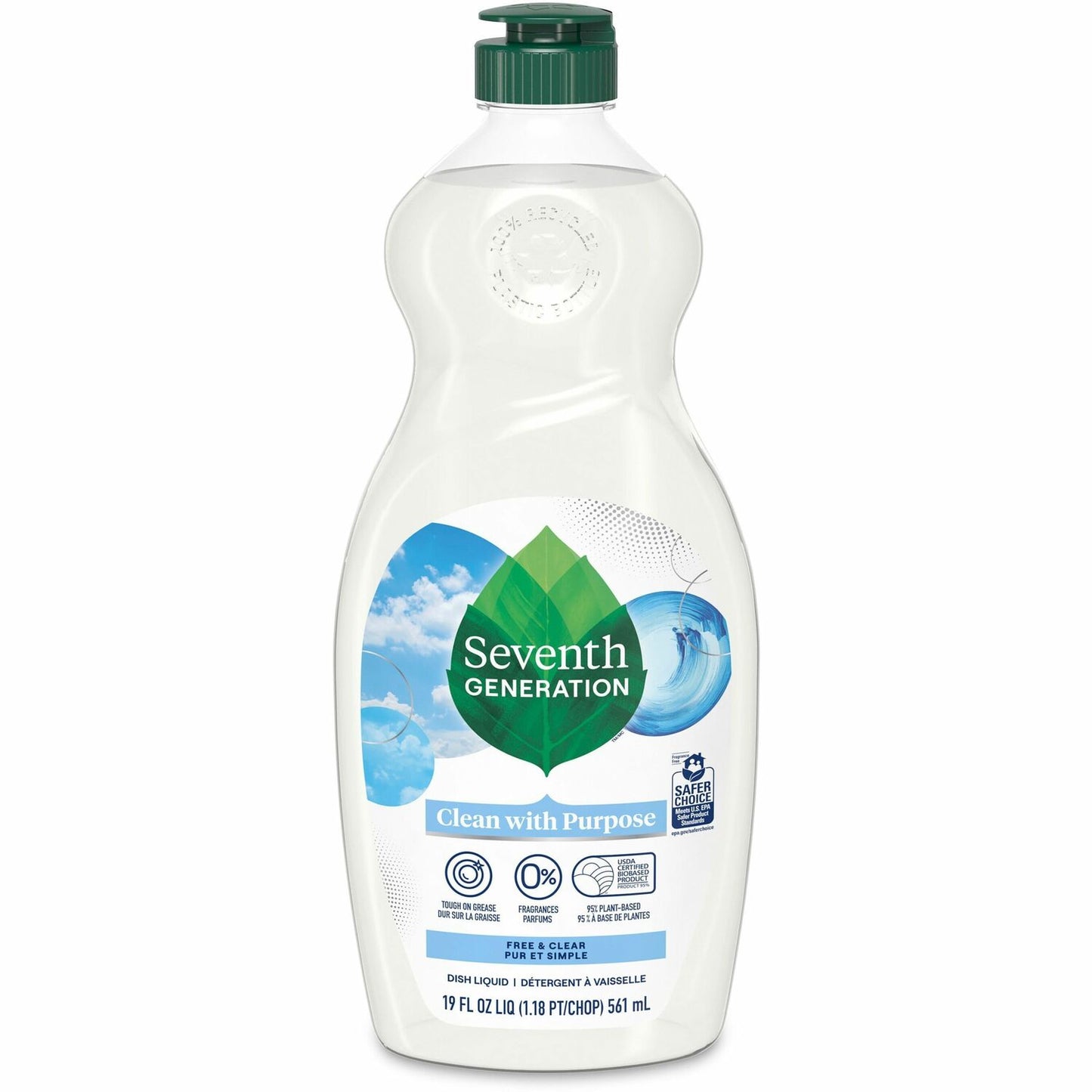 Seventh Generation Free/Clear Natural Dish Liquid (44986)