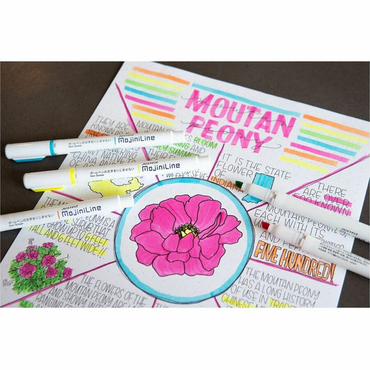 Zebra Pen Mojini Single Ended Highlighters (70205)