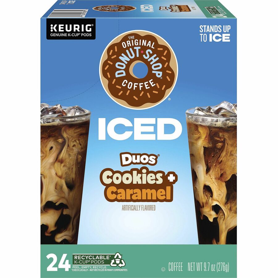  K-Cup Iced Duos Cookies and Caramel Coffee (9881)