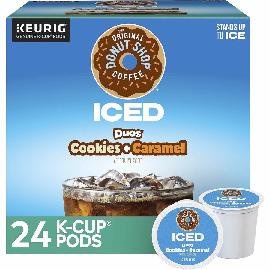  K-Cup Iced Duos Cookies and Caramel Coffee (9881)