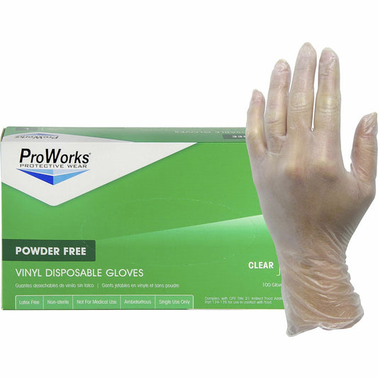 ProWorks Vinyl Powder-Free Industrial Gloves (GLV103FX)