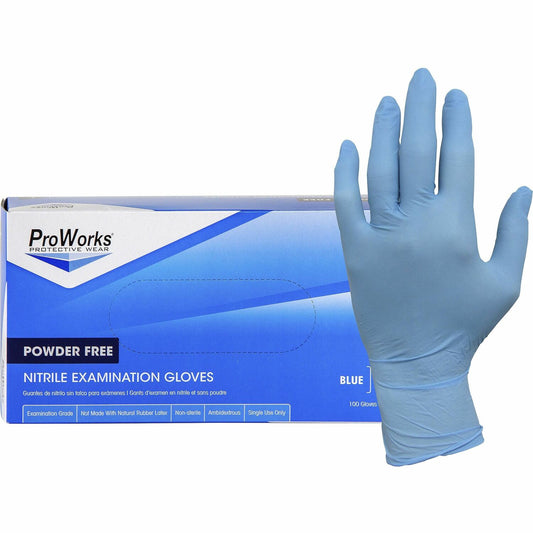 ProWorks NPF Nitrile Powder Free Exam Gloves (GLN106FL)