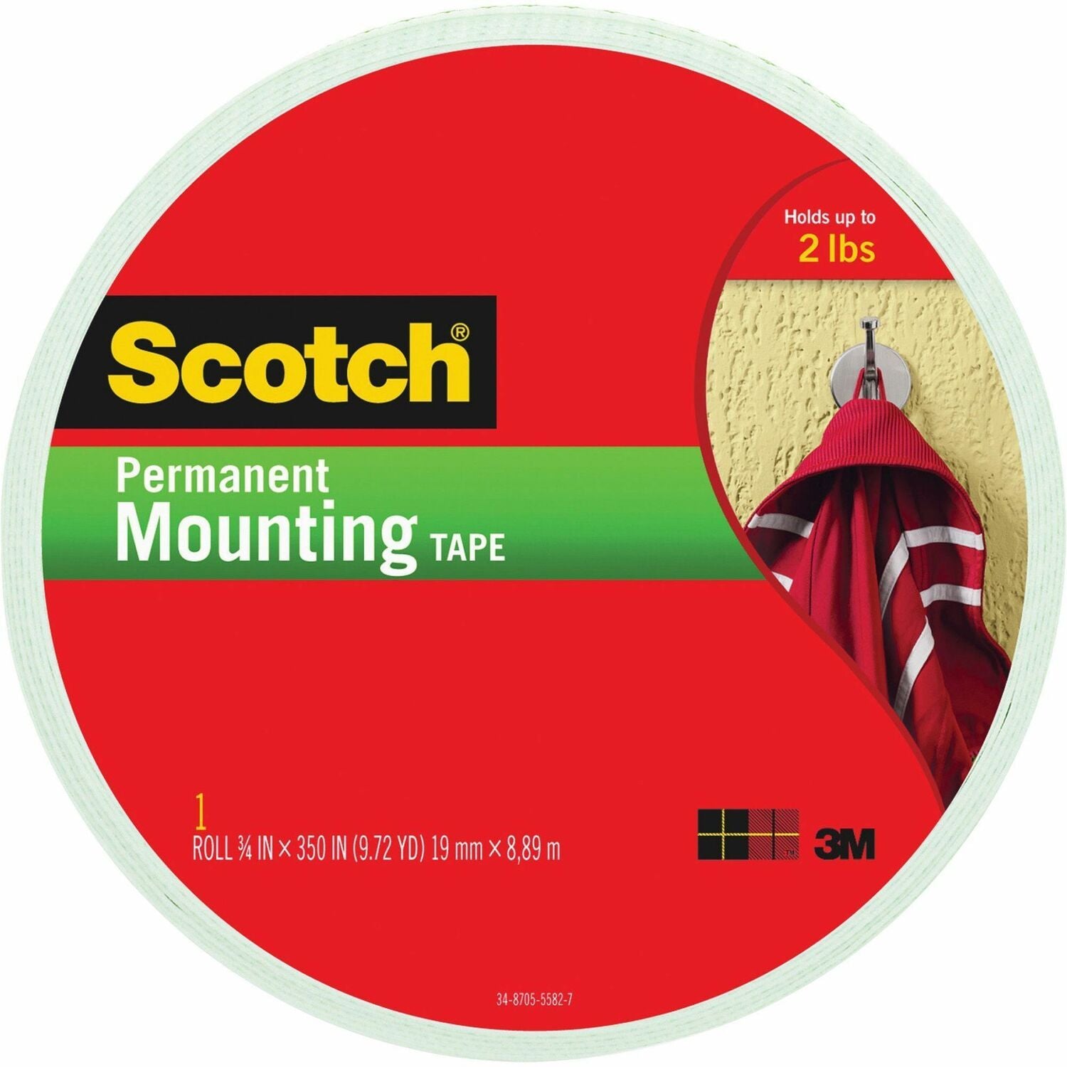 Scotch-Brite Double-sided Permanent Foam Tape (110SLONG)