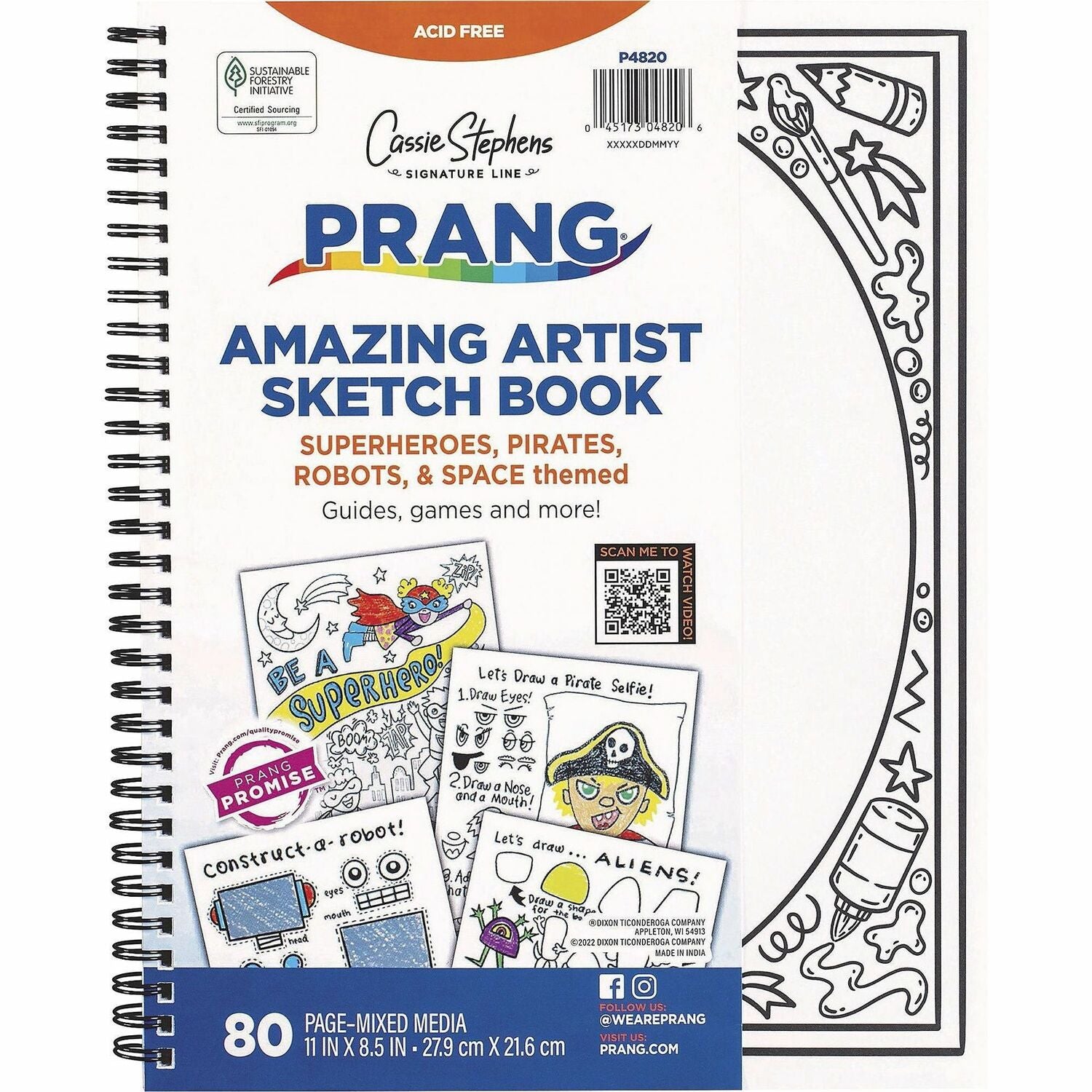 Pacon Amazing Artist Sketch Book (P4820)