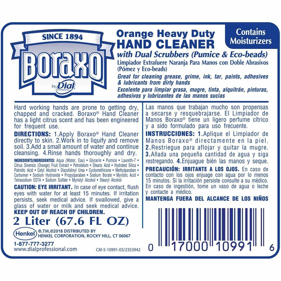 Boraxo Orange Heavy Duty Hand Cleaner (10992)