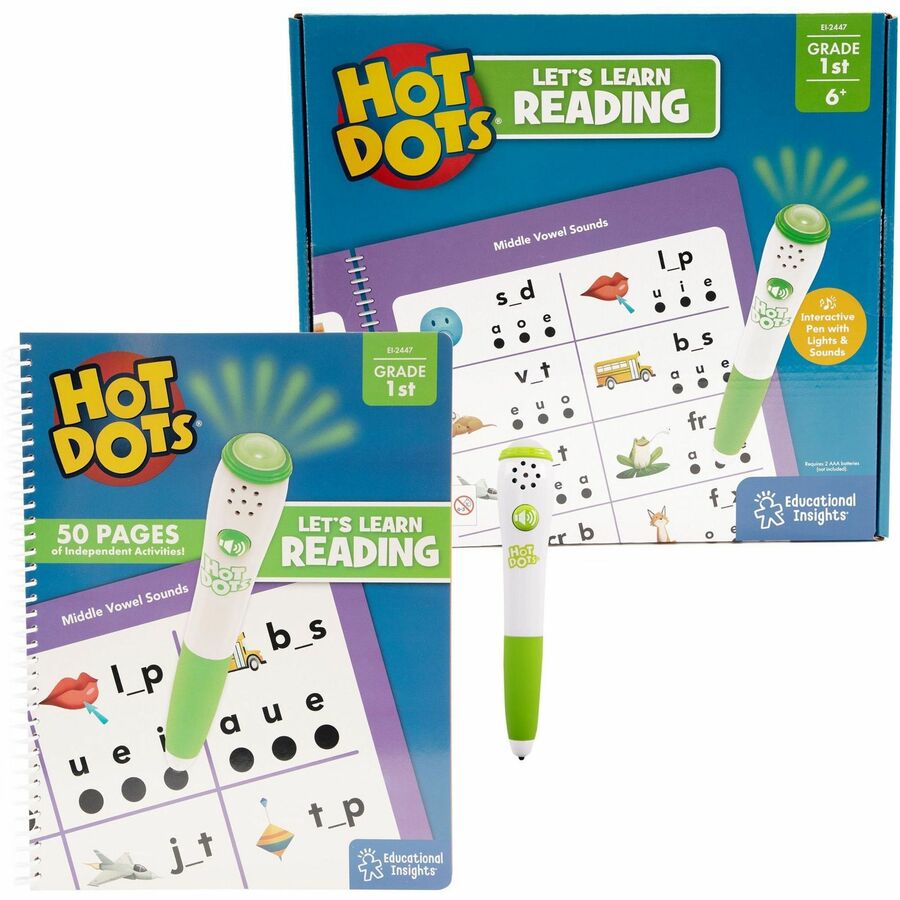 Hot Dots First Grade Activity Set Interactive Printed Book (2447)