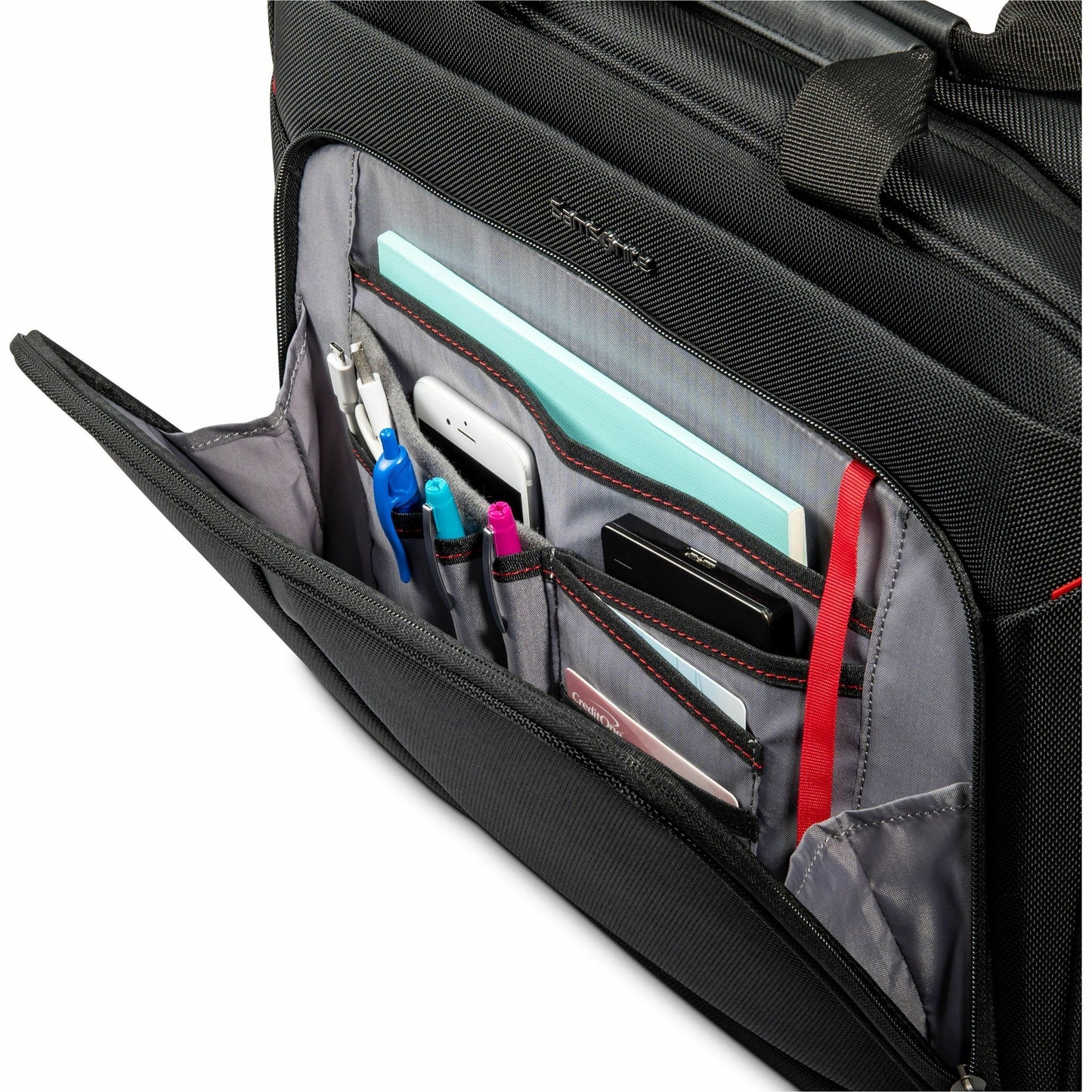 Samsonite Xenon 4.0 Carrying Case (Briefcase) for 12.9" to 15.6" Notebook, Tablet, Travel, Electronics - Black (1473271041)