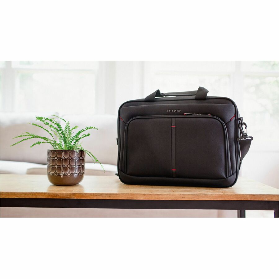 Samsonite Xenon 4.0 Carrying Case (Briefcase) for 12.9" to 15.6" Notebook, Tablet, Travel, Electronics - Black (1473271041)