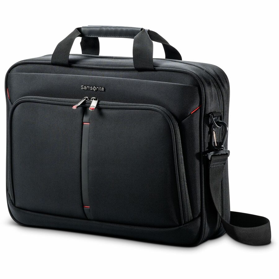 Samsonite Xenon 4.0 Carrying Case (Briefcase) for 12.9" to 15.6" Notebook, Tablet, Travel, Electronics - Black (1473271041)