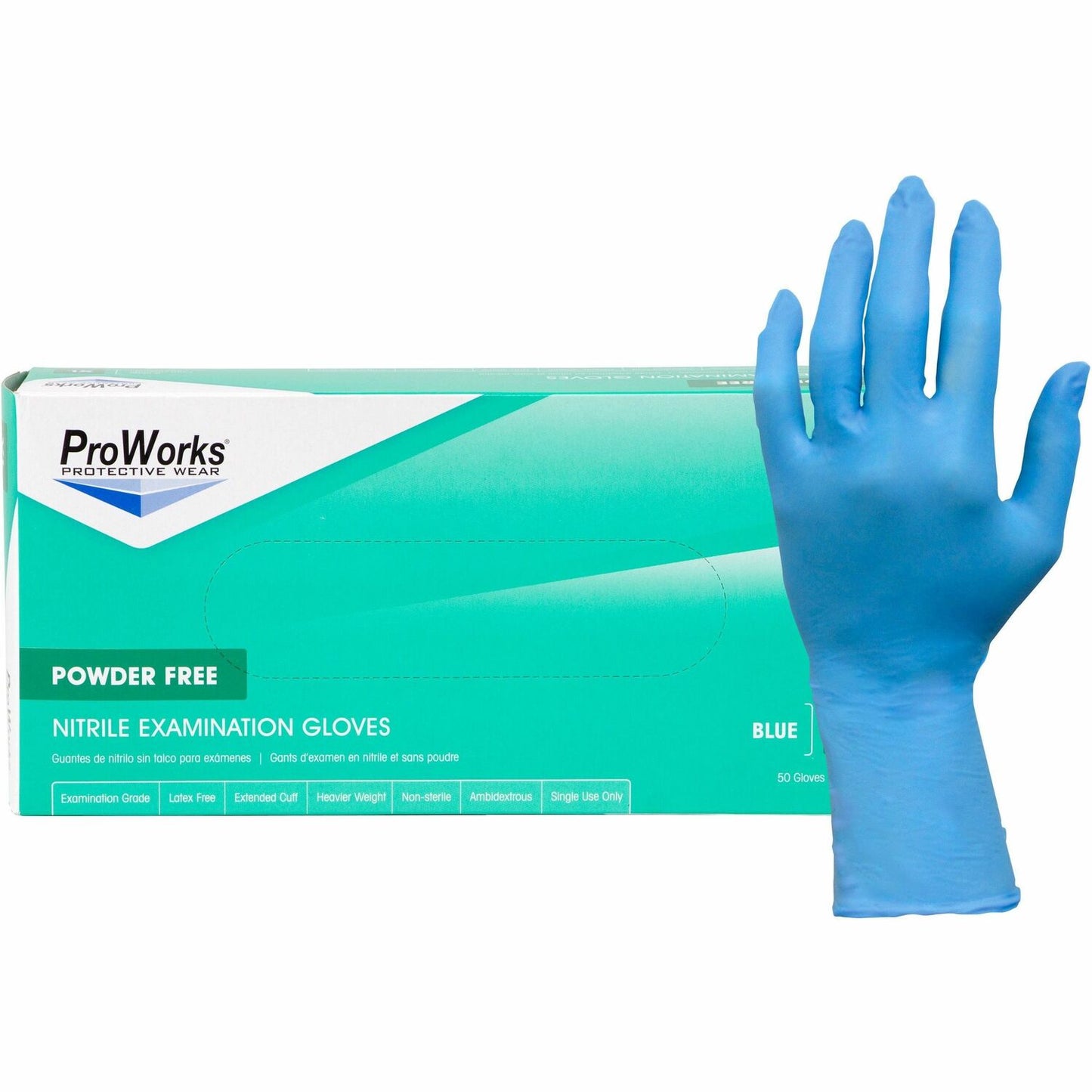 ProWorks Nitrile Powder-Free Exam Gloves (N108EPFSM)