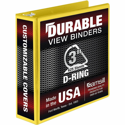 Samsill Durable Three-Ring View Binder (16481)