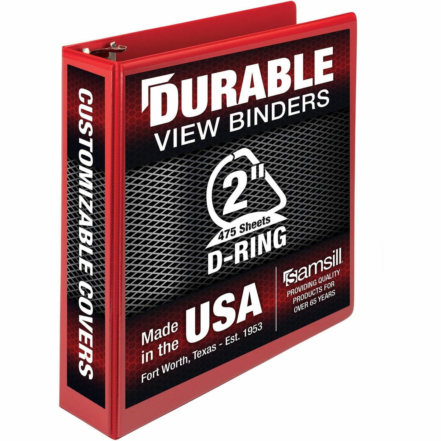 Samsill Durable Three-Ring View Binder (16463)