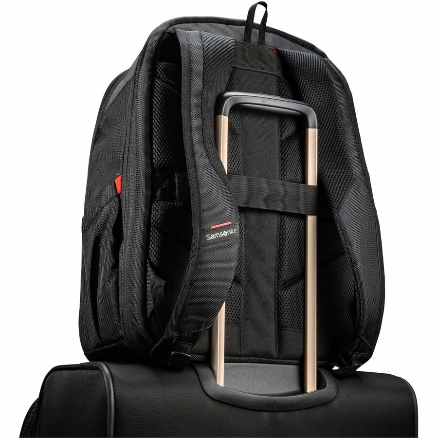 Samsonite Carrying Case (Backpack) for 12.9" to 15.6" Notebook, File, Book, Table - Black (1473291041)