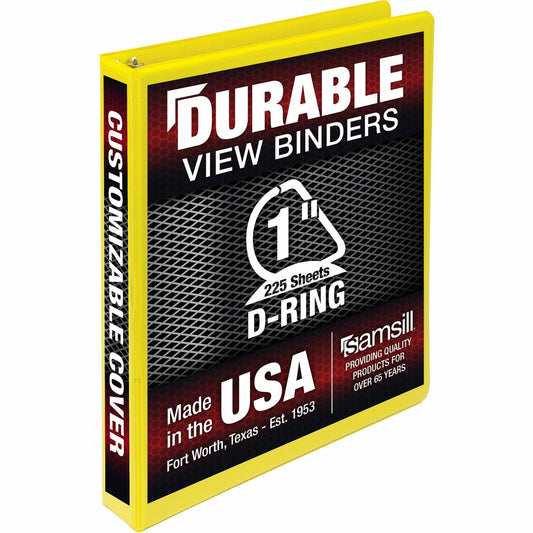 Samsill Durable Three-Ring View Binder (16431)