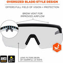 Ergodyne AEGIR Enhanced Anti-Fog Safety Glasses (55002)