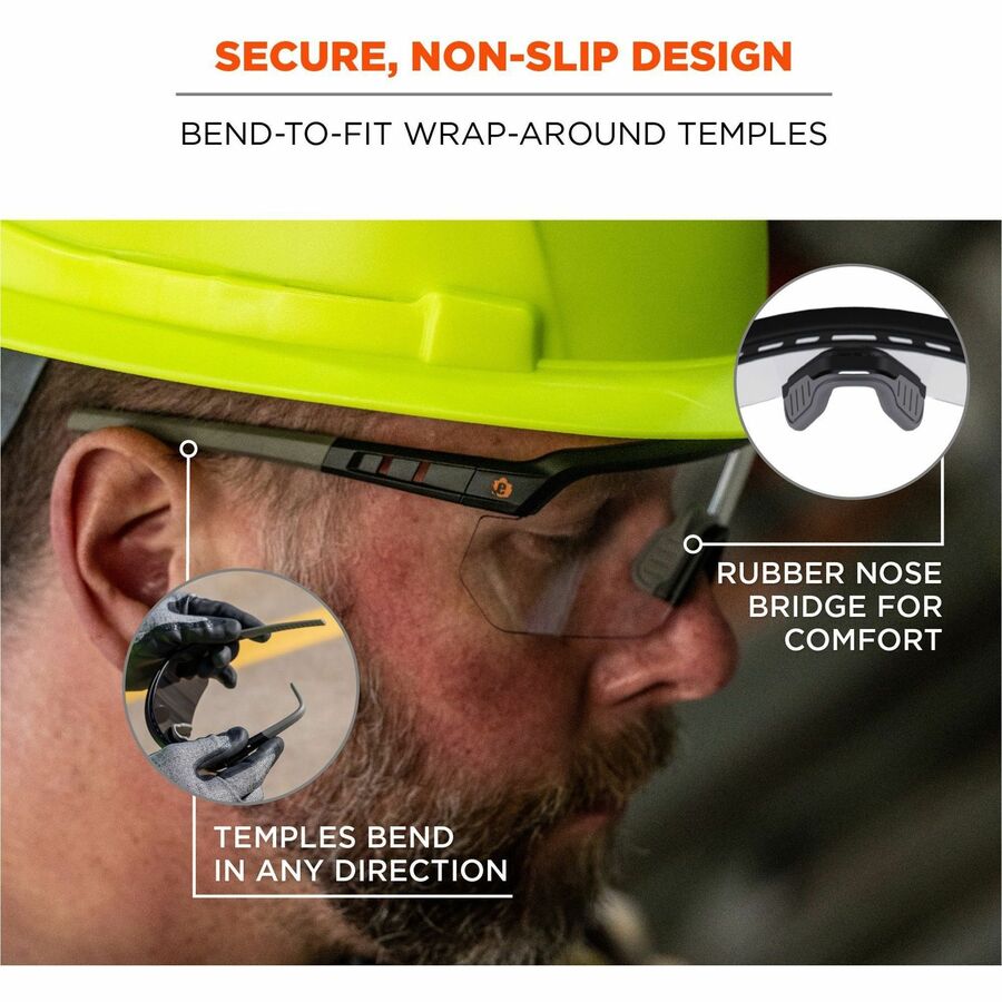 Ergodyne AEGIR Enhanced Anti-Fog Safety Glasses (55002)