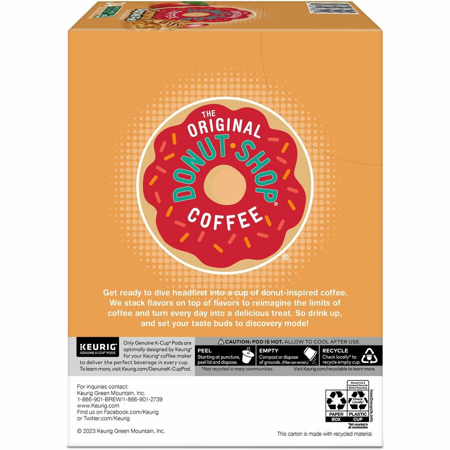 Donut Shop K-Cup Caramel Apple Pie Coffee (8101)