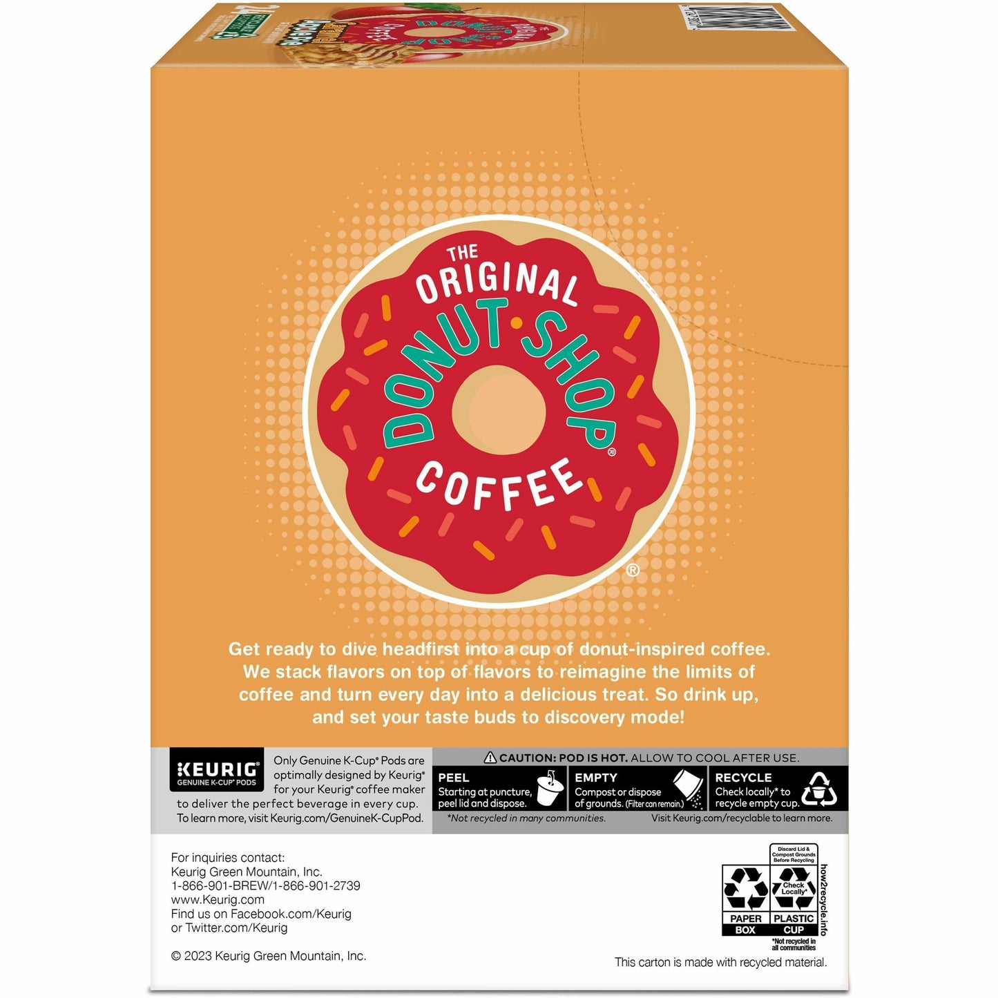 Donut Shop K-Cup Caramel Apple Pie Coffee (8101)