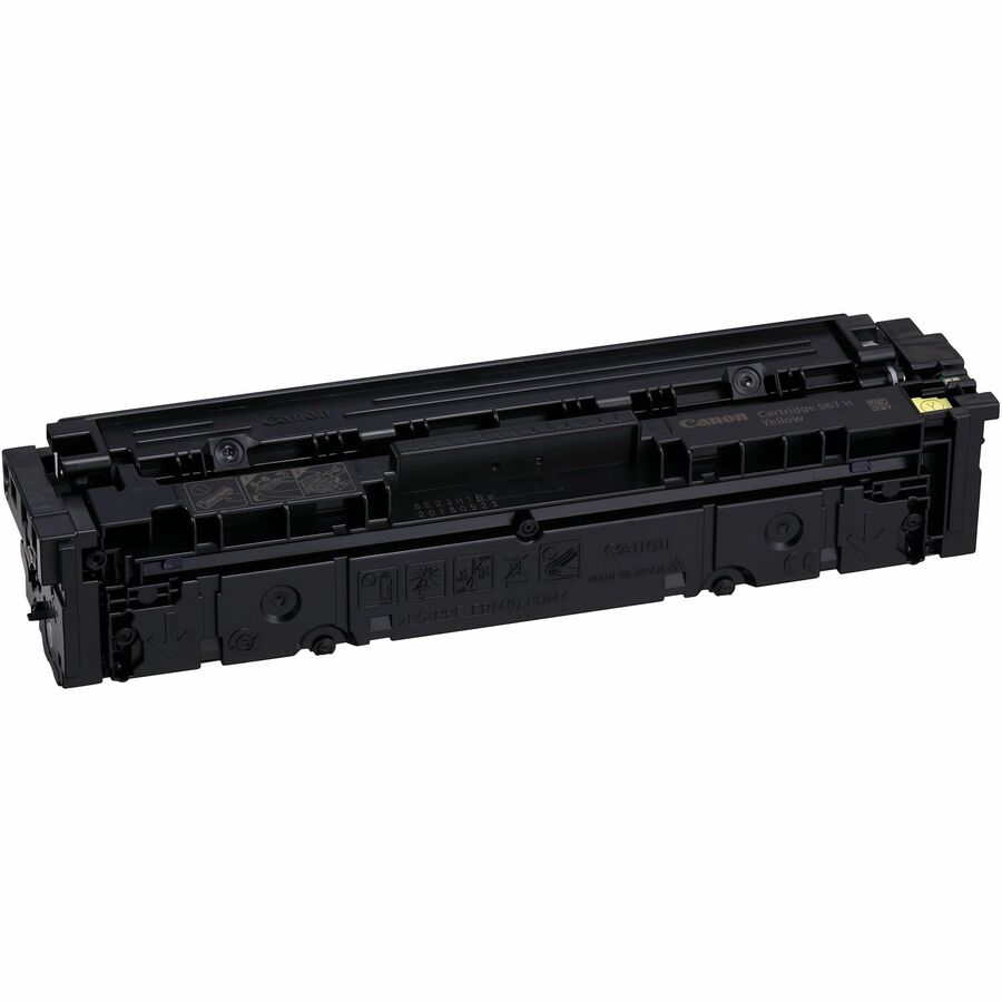 Canon 067 Original High Yield Laser Toner Cartridge - Yellow - 1 Pack (CRTDG067HYW)