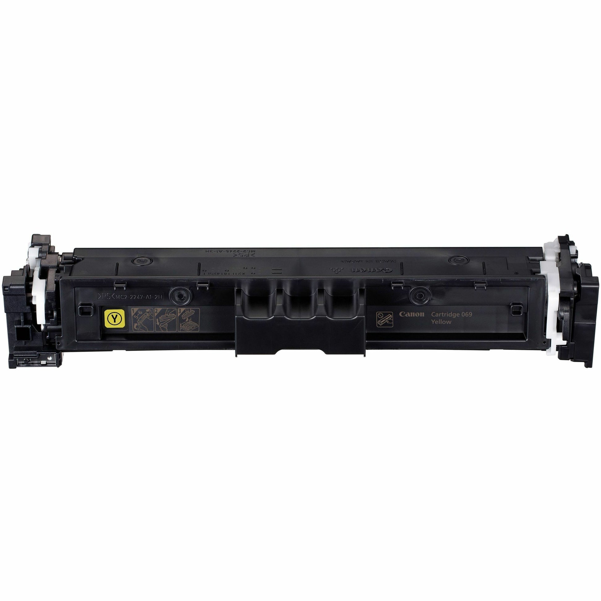 Canon 069 Original Standard Yield Laser Toner Cartridge - Yellow - 1 Pack (CRTDG069YW)