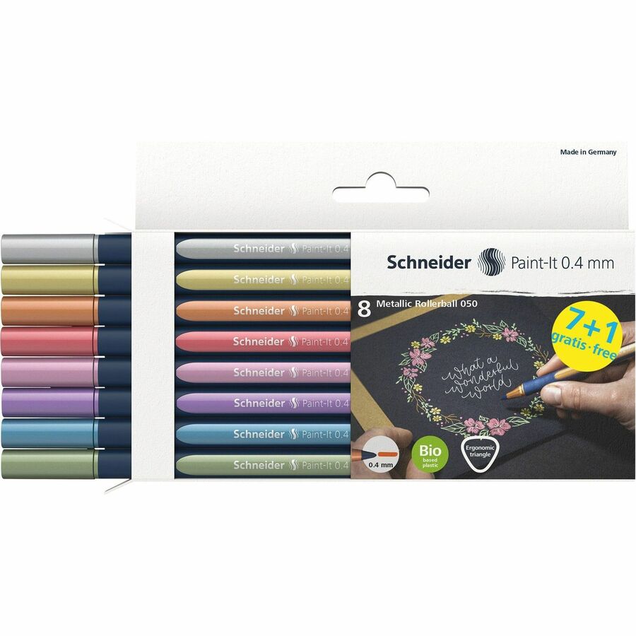 Schneider Metallic Rollerball Pens (ML05011502)